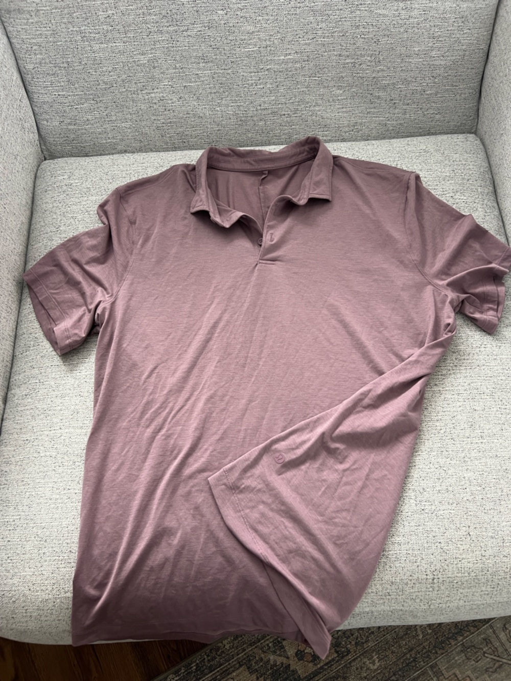 lululemon athletica Dusty Mauve Short-Sleeve Polo